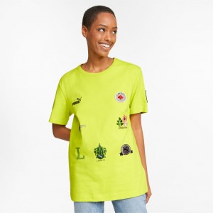 Tee Puma PUMA x LIBERTY Badge Sulphur Spring | 74618IYVS