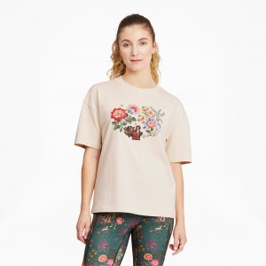 Tee Puma PUMA x LIBERTY Estampados Birch | 84693TSVZ