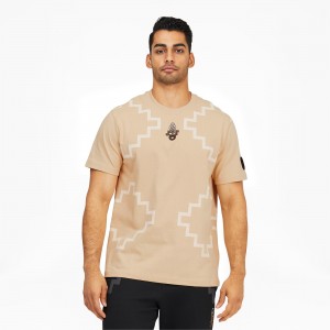 Tee Puma PUMA x PRONOUNCE Elevated Tee Pebble | 16735UMXL