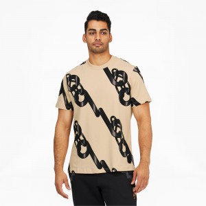 Tee Puma PUMA x PRONOUNCE Estampados Pebble | 72683FXRT