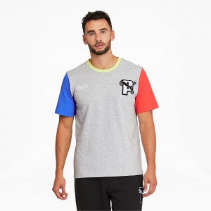 Tee Puma PUMA x PUMA Azules | 42187FTAP