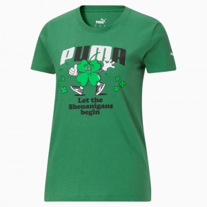 Tee Puma Paddy Shenanigans Verdes | 80716HZXV
