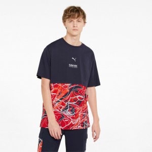 Tee Puma Red Bull Carreras Printed NIGHT SKY | 54709DBVM