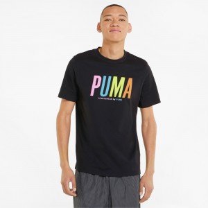 Tee Puma Sportswear by PUMA Estampados Negros | 56209GQRA