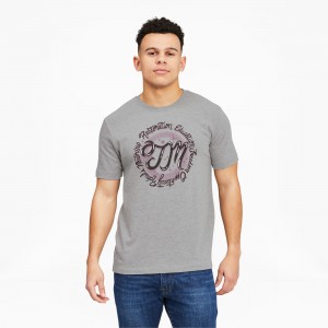 Tee Puma Trayvon Martin Medium Gray Heather | 91420CLRY