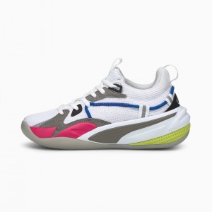 Tenis Basquetbol Puma RS-DREAMER JR Blancos Morados | 83497SEMT