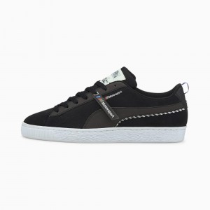 Tenis Puma BMW MMS Suede XXI Negros Blancos | 18375CSRQ