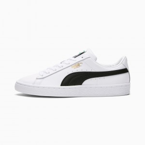 Tenis Puma Basket Classic XXI Blancos Negros | 53498UILS