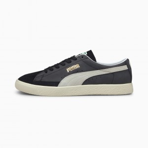 Tenis Puma Basket VTG Negros Blancos | 81567CUJO