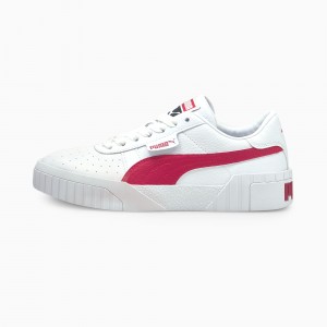Tenis Puma Cali Blancos Rojos | 92418FIMA