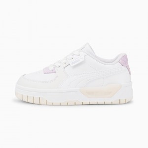 Tenis Puma Cali Dream Little Blancos Blancos | 69451PHBA
