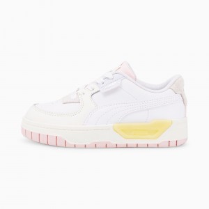 Tenis Puma Cali Dream Little Blancos Rosas | 86391AINZ