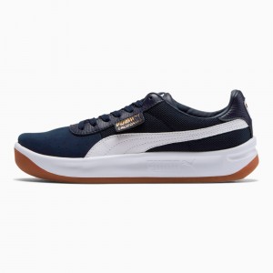 Tenis Puma California Casuales Blancos Dorados | 15826HPYW