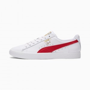 Tenis Puma Clyde Core Foil Blancos Dorados | 26948XCWA