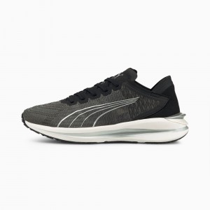 Tenis Puma Electrify Nitro JR Blancos Plateados Negros | 84192YJVT