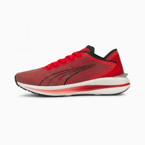 Tenis Puma Electrify Nitro JR Blancos Rojos Negros | 53806QCXG