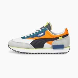 Tenis Puma Future Rider Play On Blancos Naranjas | 38014ZFMH