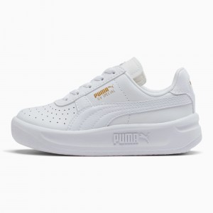 Tenis Puma GV Special Little Blancos Dorados | 70814LZOK