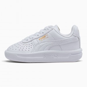 Tenis Puma GV Special Toddler Blancos Dorados | 61052DXEP