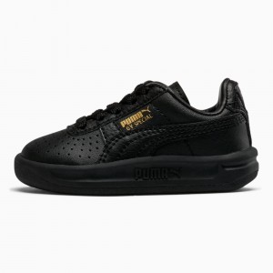Tenis Puma GV Special Toddler Negros Dorados | 20519NZDJ