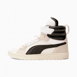 Tenis Puma High Court Regal Ralph Sampson Mid Blancos Negros | 06314LZSR