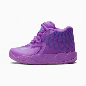 Tenis Puma MB.01 Little Morados Azules | 05642AYRB