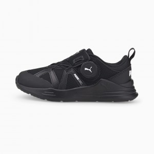 Tenis Puma PUMA Wired Run Disc Little Negros Blancos | 60213QSFT