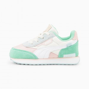 Tenis Puma PUMA x Animal Crossing New Horizons Future Rider Toddler Blancos | 19264TEDI