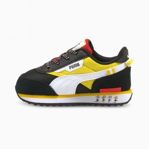 Tenis Puma PUMA x PEANUTS Future Rider Toddler Negros | 37920KAOT