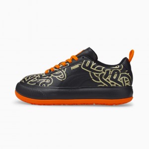 Tenis Puma PUMA x PRONOUNCE Mayu Suede Negros Negros | 81452ICVN