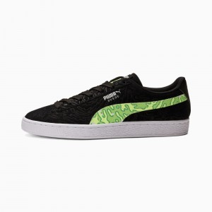 Tenis Puma PUMA x RICK AND MORTY Suede Negros Verdes | 90418LXNZ