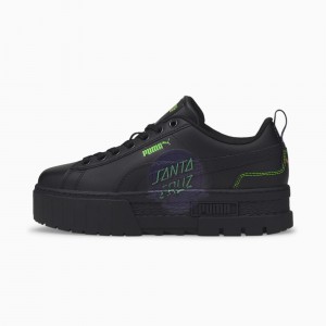 Tenis Puma PUMA x SANTA CRUZ Mayze Negros Negros | 86251BDXI