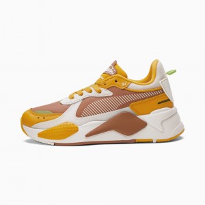 Tenis Puma PUMA x WHITE CASTLE RS-X JR Mocha Bisque / Sunflower | 72564NDAX