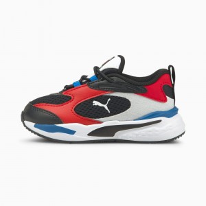 Tenis Puma RS-Fast Toddler Negros Rojos Azules | 47568VKQU