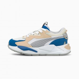 Tenis Puma RS-Z College Little Azul Rey Blancos | 63524FEJL