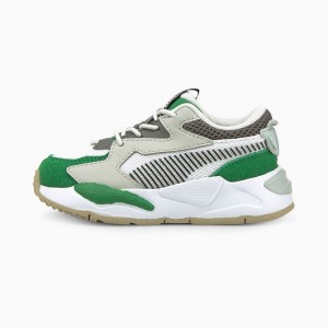 Tenis Puma RS-Z College Toddler Verdes Blancos | 26183KHOG