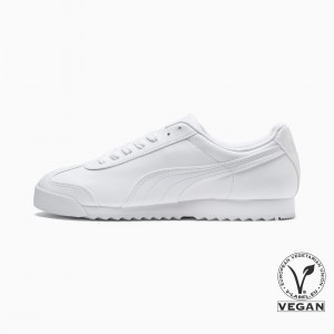 Tenis Puma Roma Basic Blancos Azules | 68534XENO