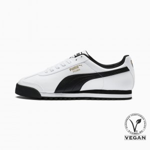 Tenis Puma Roma Basic Blancos Negros | 27498MXHP