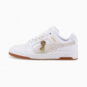 Tenis Puma Slipstream Lo Beauty Blancos | 07256REZG