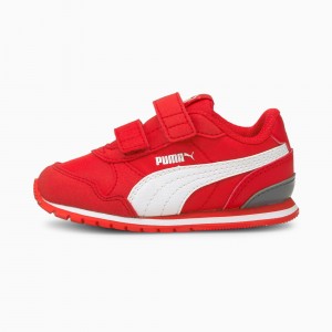 Tenis Puma St Runner V2 V Toddler Rojos Blancos | 26489KDCX