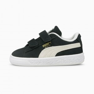 Tenis Puma Suede Classic XXI AC Toddler Negros Blancos | 48756ZELK
