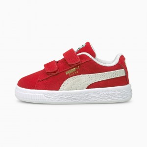 Tenis Puma Suede Classic XXI AC Toddler Rojos Blancos | 63184WSPJ