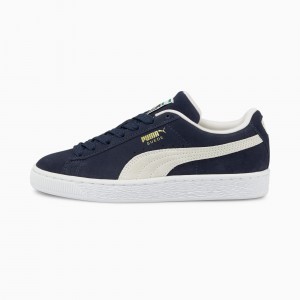 Tenis Puma Suede Classic XXI JR Blancos | 14283BGXH