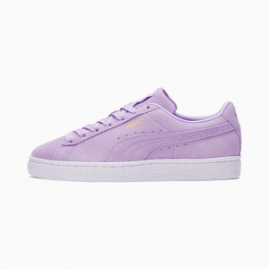 Tenis Puma Suede Classic XXI Lavanda Claro Dorados | 21708WHFL