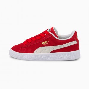 Tenis Puma Suede Classic XXI Little Rojos Blancos | 24701CBTK