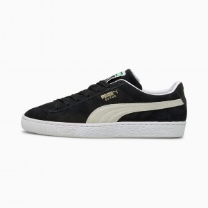Tenis Puma Suede Classic XXI Negros Blancos | 86270YKMG