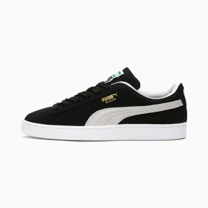 Tenis Puma Suede Classic XXI Negros Blancos | 53192TIRC