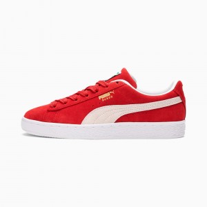 Tenis Puma Suede Classic XXI Rojos Blancos | 08432EXIB