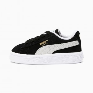 Tenis Puma Suede Classic XXI Toddler Negros Blancos | 60931FIHL
