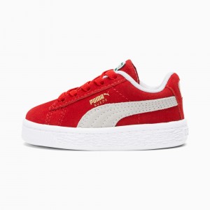 Tenis Puma Suede Classic XXI Toddler Rojos Blancos | 64359OKVW